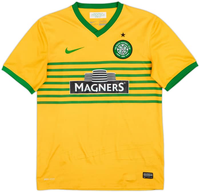 2013-14 Celtic Away Shirt Virgil #5 - 9/10 - (S)