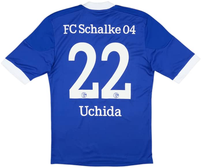 2012-14 Schalke Home Shirt Uchida #22 (S)
