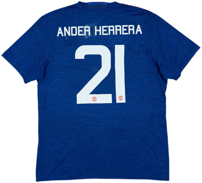 2016-17 Manchester United Away Shirt Ander Herrera #21 - 3/10 - (L)