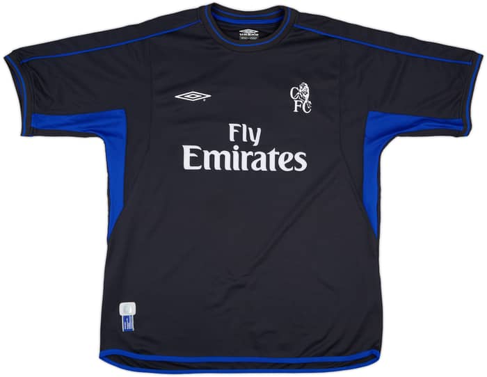 2002-04 Chelsea Away Shirt Zola #25 - 9/10 - (XL)