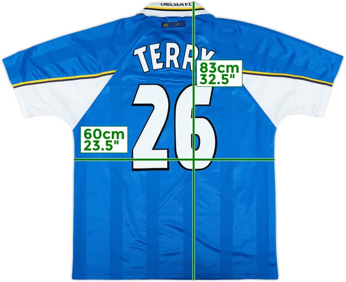 1997-99 Chelsea Home Shirt Terry #26 - 9/10 - (XL)