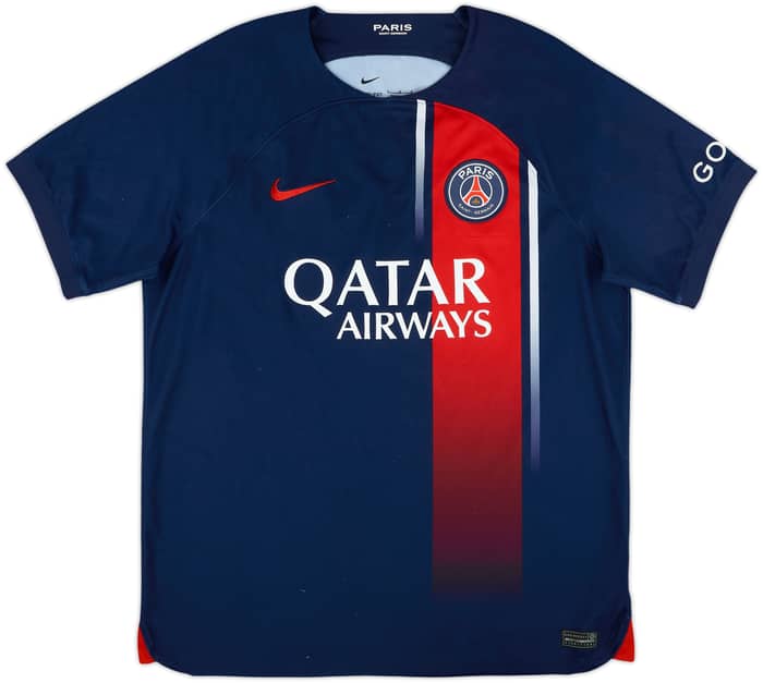2023-24 Paris Saint-Germain Home Shirt Mbappe #7 - 9/10 - (L)