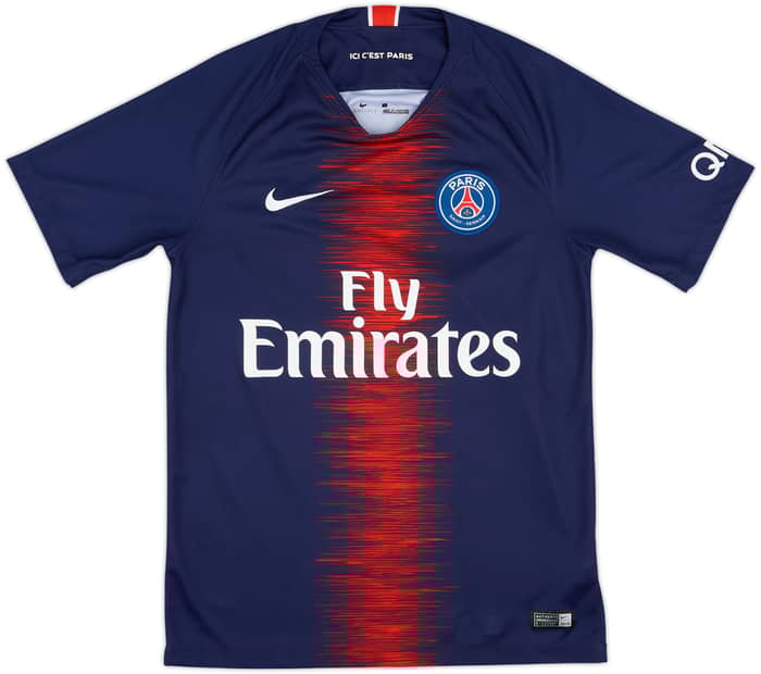 2018-19 Paris Saint-Germain Home Shirt NeymarJr #10 - 9/10 - (S)