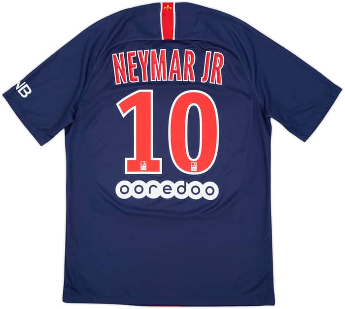 2018-19 Paris Saint-Germain Home Shirt NeymarJr #10 - 8/10 - (M)