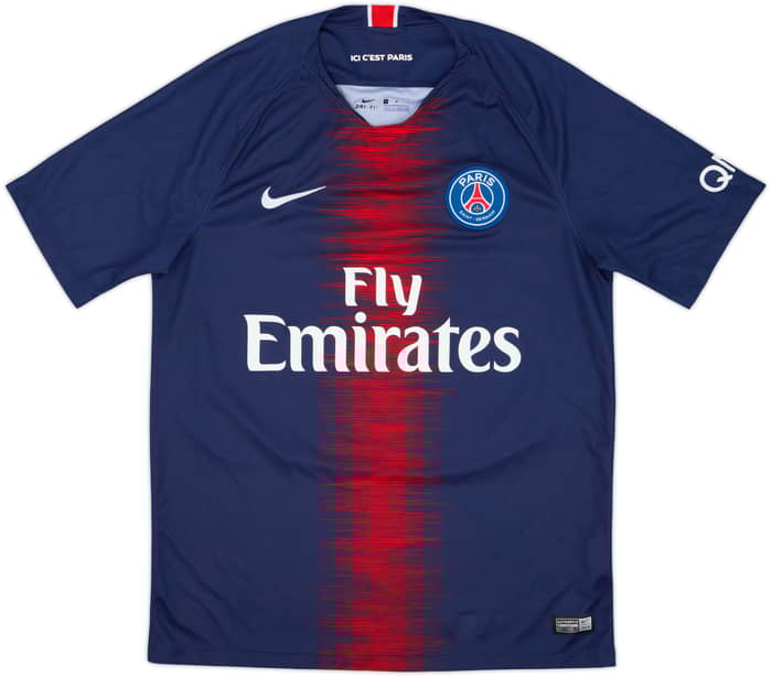2018-19 Paris Saint-Germain Home Shirt NeymarJr #10 - 8/10 - (M)