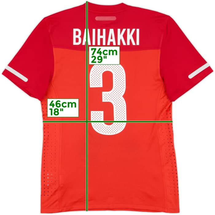 2010 Singapore Player Issue Home Shirt Baihakki #3 - 6/10 - (L)