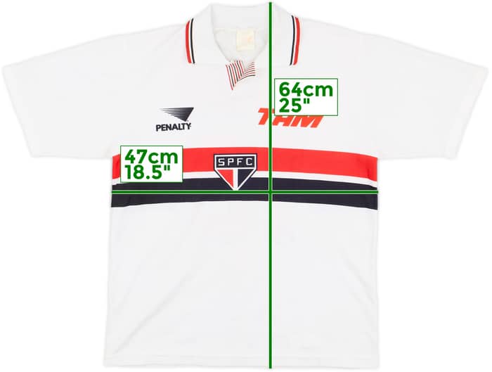 1993 Sao Paulo Home Shirt #10 - 6/10 - (S)