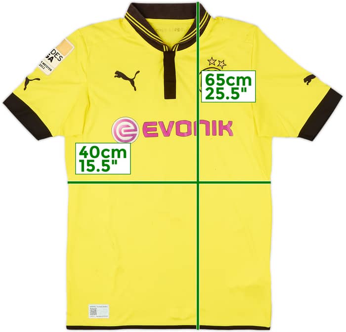 2012-13 Borussia Dortmund Home Shirt #13 - 6/10 - (S)