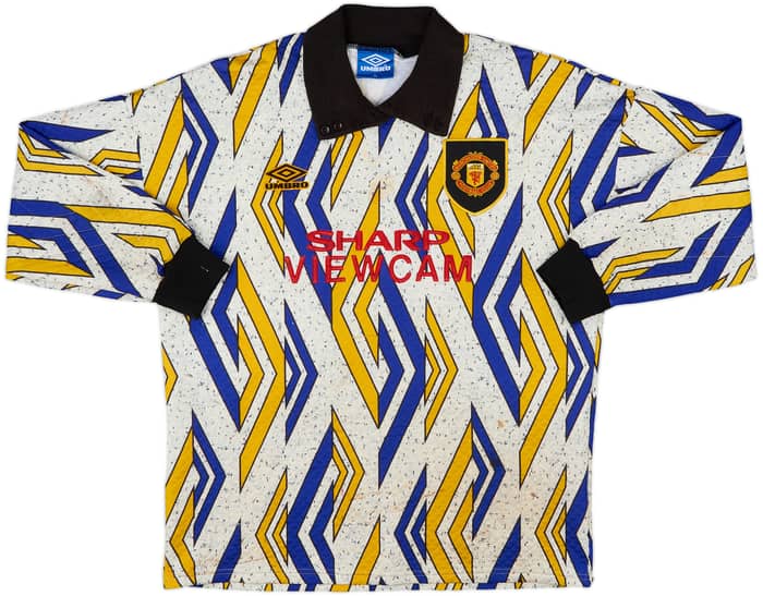 1993-94 Manchester United GK Shirt Schmeichel #1 - 7/10 - (XL)