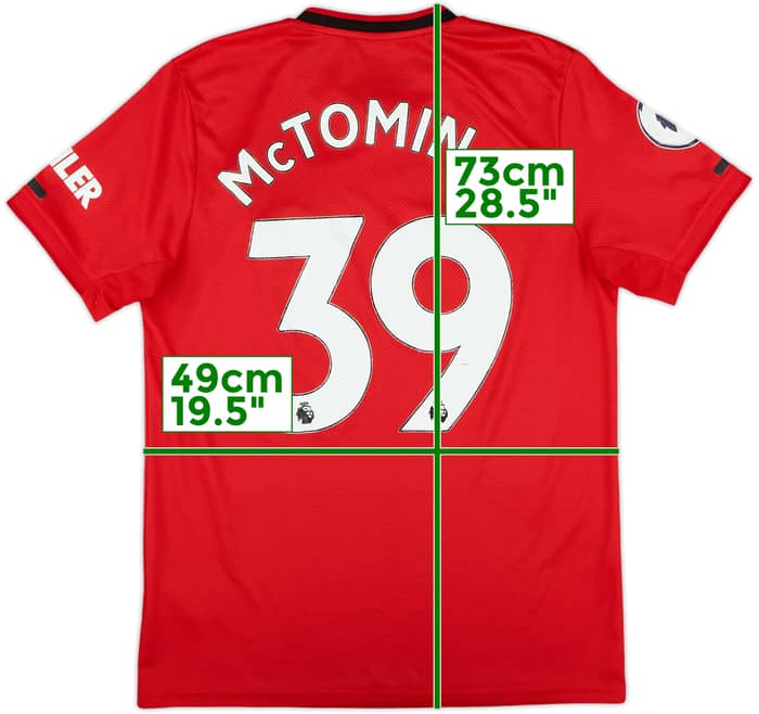 2019-20 Manchester United Home Shirt McTominay #39 - 7/10 - (M)