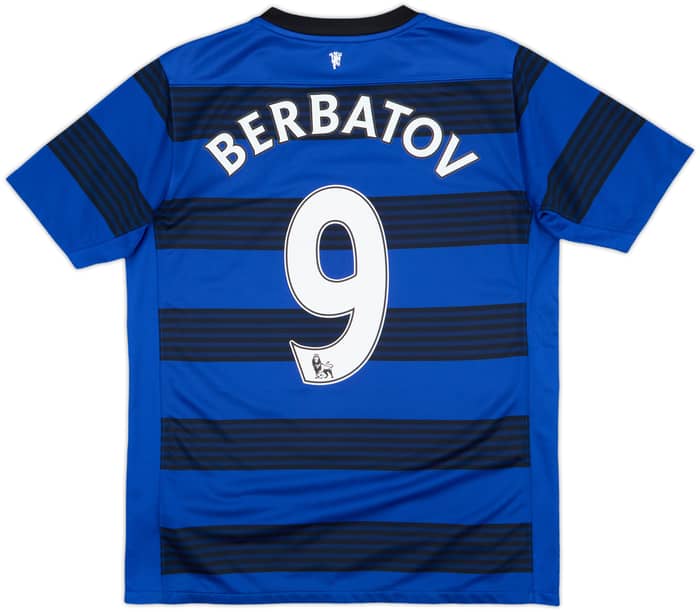 2011-13 Manchester United Away Shirt Berbatov #9 - 8/10 - (XL.Boys)