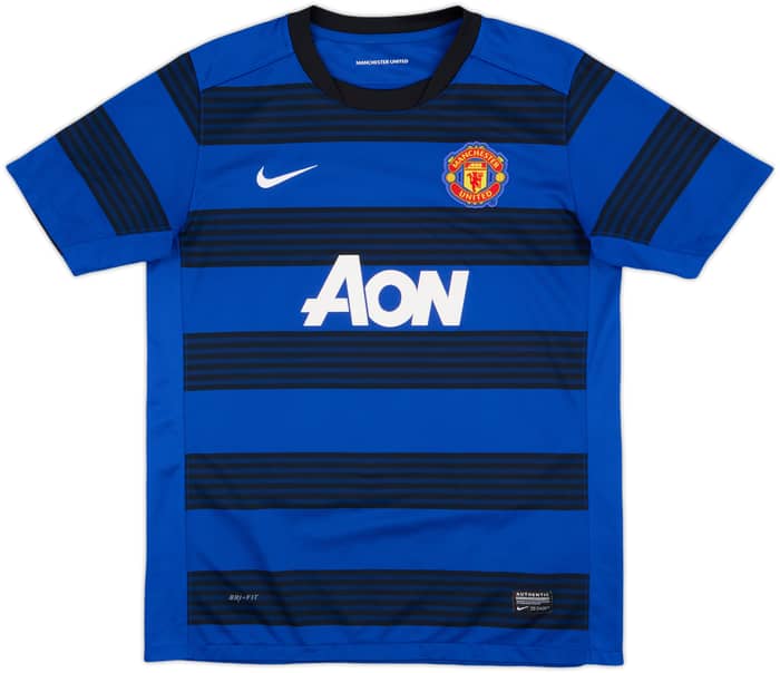 2011-13 Manchester United Away Shirt Berbatov #9 - 8/10 - (XL.Boys)