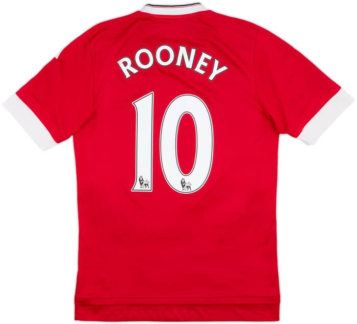 2015-16 Manchester United Home Shirt Rooney #10 - 6/10 - (S)