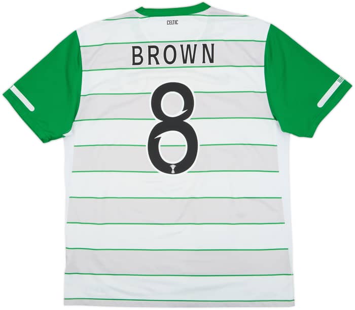 2011-12 Celtic Away Shirt Brown #8 - 8/10 - (L)