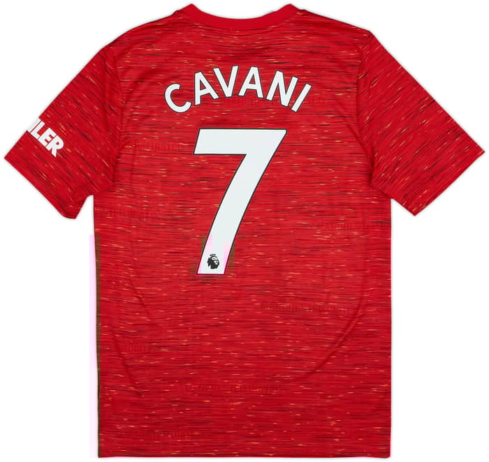 2020-21 Manchester United Home Shirt Cavani #7 - 10/10 - (XL.Boys)