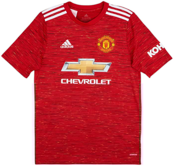2020-21 Manchester United Home Shirt Cavani #7 - 10/10 - (XL.Boys)