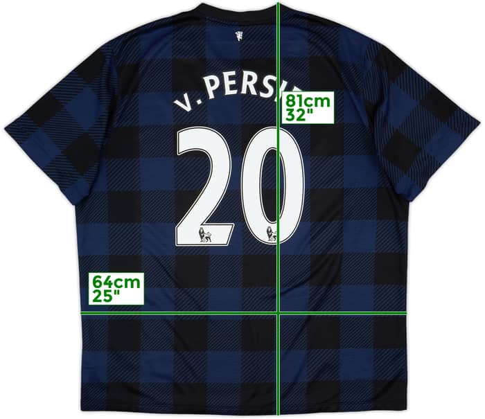 2013-14 Manchester United Away Shirt V.Persie #20 - 6/10 - (XXL)