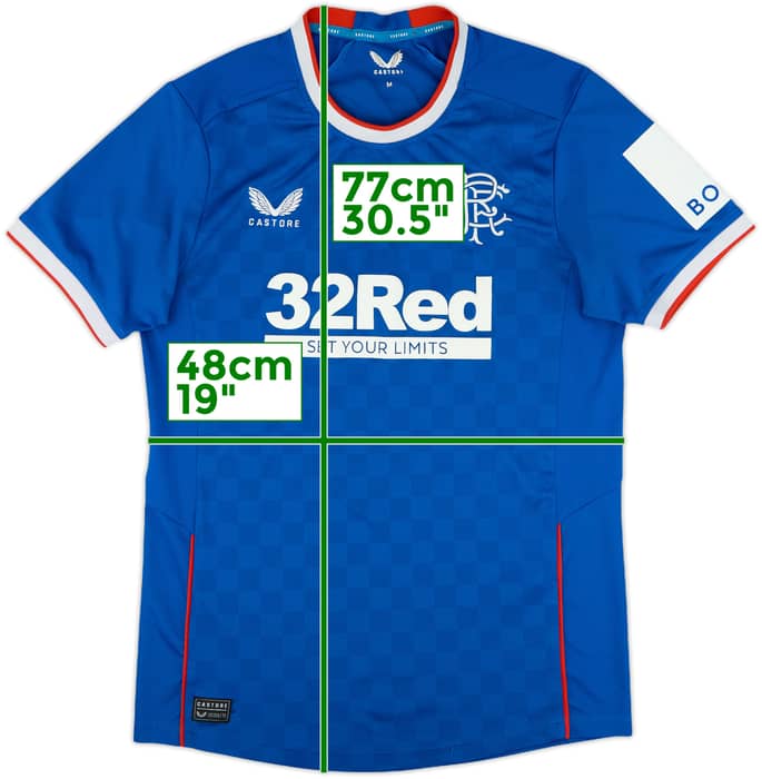 2022-23 Rangers Home Shirt - 8/10 - (M)