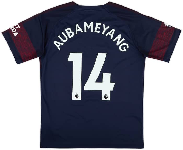 2018-19 Arsenal Away Shirt Aubameyang #14 - 9/10 - (M)