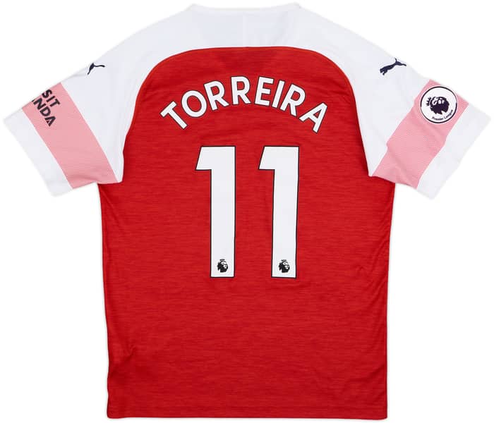 2018-19 Arsenal Home Shirt Torreira #11 - 9/10 - (M)