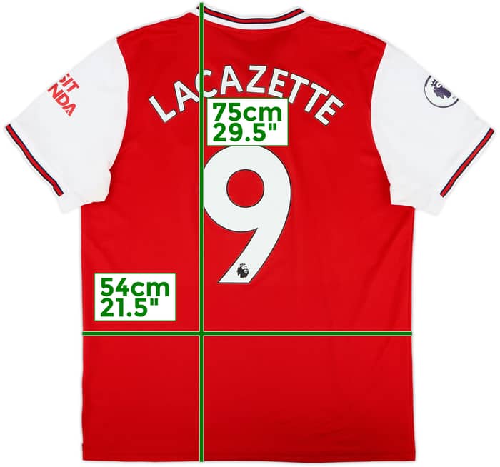 2019-20 Arsenal Home Shirt Lacazette #9 - 9/10 - (L)