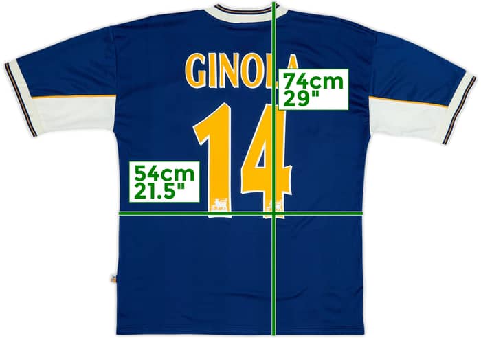 1997-98 Tottenham Away Shirt Ginola #14 - 8/10 - (M)
