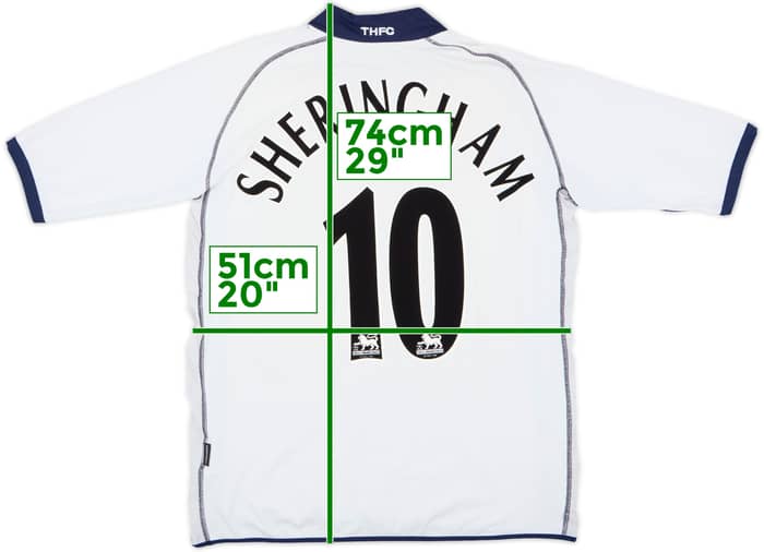 2002-04 Tottenham Home Shirt Sheringham #10 - 5/10 - (XL)