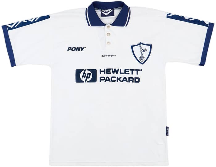 1995-97 Tottenham Home Shirt Sheringham #10 - 7/10 - (M)