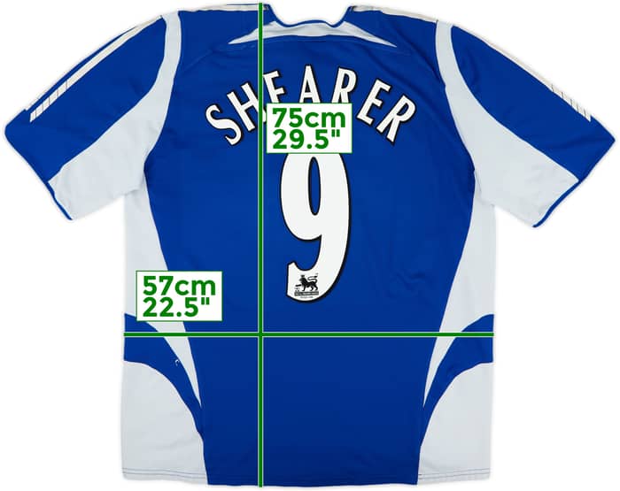 2005-06 Newcastle Third Shirt Shearer #9 - 5/10 - (XL)