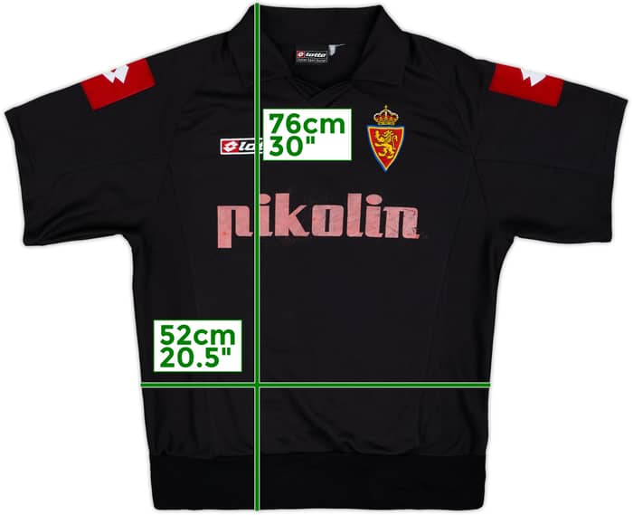 2003-04 Real Zaragoza GK Shirt #1 - 4/10 - (L)