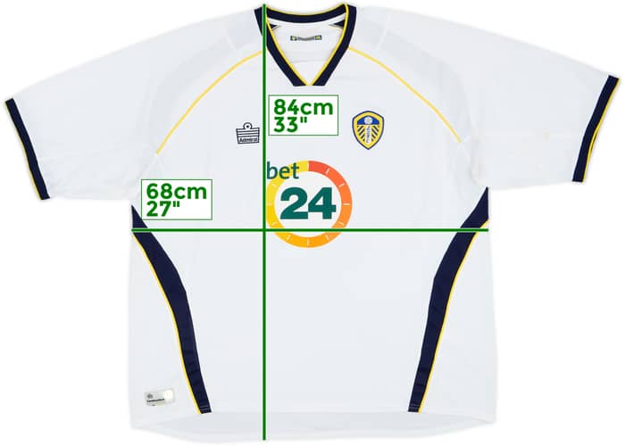 2006-07 Leeds United Home Shirt - 5/10 - (XXL)