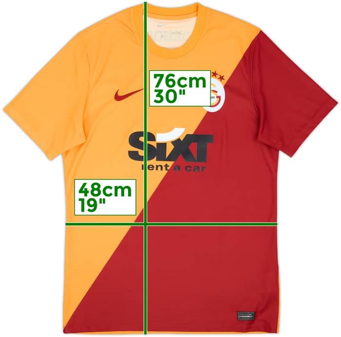 2021-22 Galatasaray Home Shirt - 8/10 - (M)