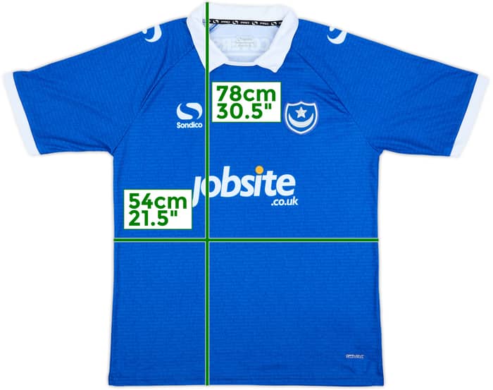 2014-15 Portsmouth Home Shirt - 9/10 - (L)