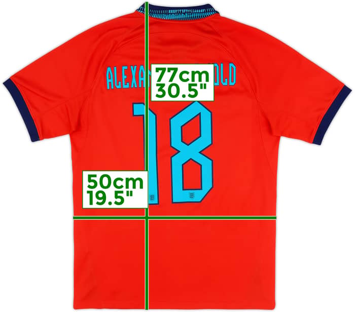 2022-23 England Away Shirt Alexander-Arnold #18 - 10/10 - (M)