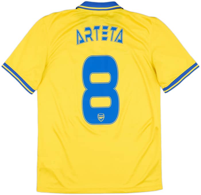 2013-14 Arsenal Away Shirt Arteta #8 - 8/10 - (S)