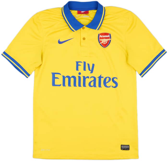 2013-14 Arsenal Away Shirt Arteta #8 - 8/10 - (S)