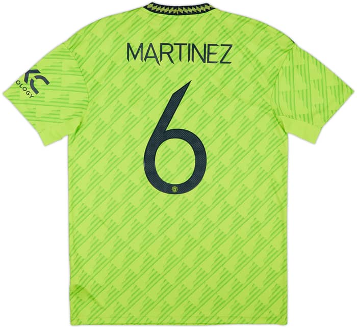 2022-23 Manchester United Third Shirt Martinez #6 (M)