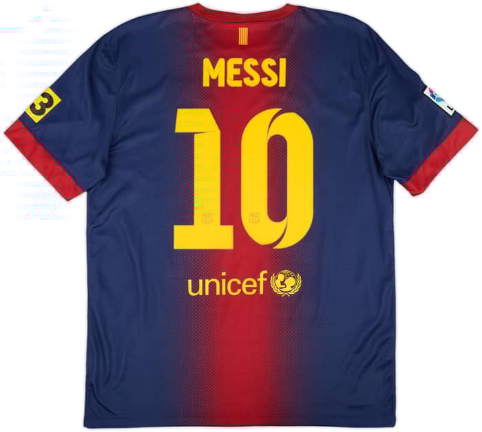 2012-13 Barcelona Home Shirt Messi #10 - 6/10 - (L)
