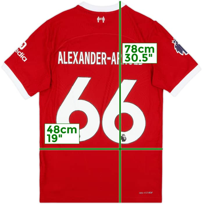 2023-24 Liverpool Authentic Home Shirt Alexander Arnold #66 - 10/10 - (S)