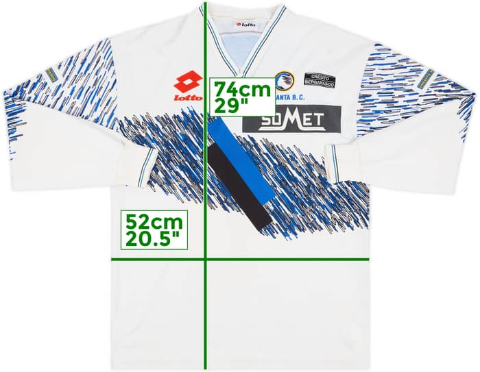 1991-94 Atalanta Player Issue Training L/S Shirt - 6/10 - (XL)
