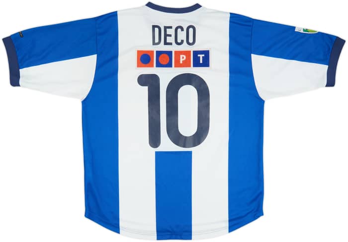 2000-01 Porto Home Shirt Deco #10 - 8/10 - (XL)