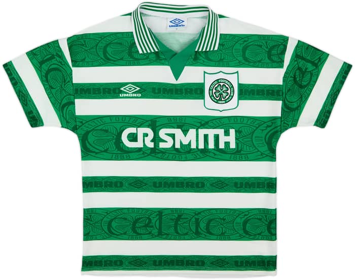 1995-97 Celtic Home Shirt - 10/10 - (M)