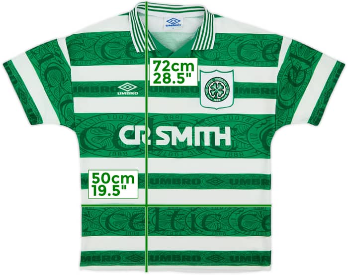 1995-97 Celtic Home Shirt - 10/10 - (M)