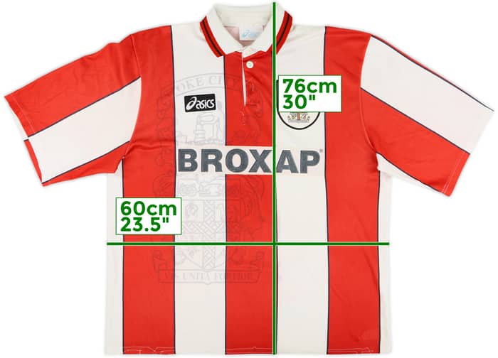 1995-96 Stoke City Home Shirt - 7/10 - (XL)