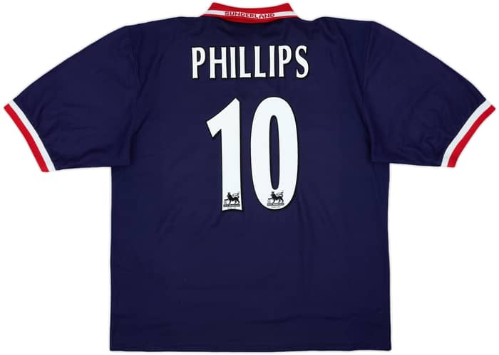 1999-00 Sunderland Away Shirt Phillips #10 - 7/10 - (XL)