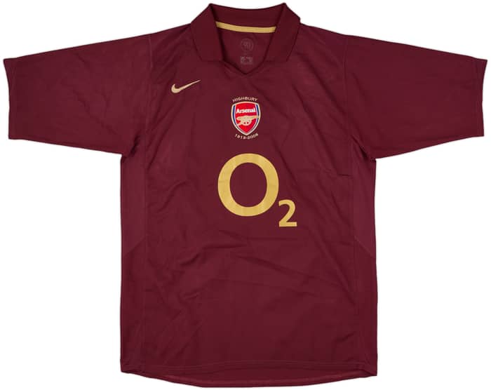 2005-06 Arsenal Home Shirt Henry #14 - 8/10 - (L)