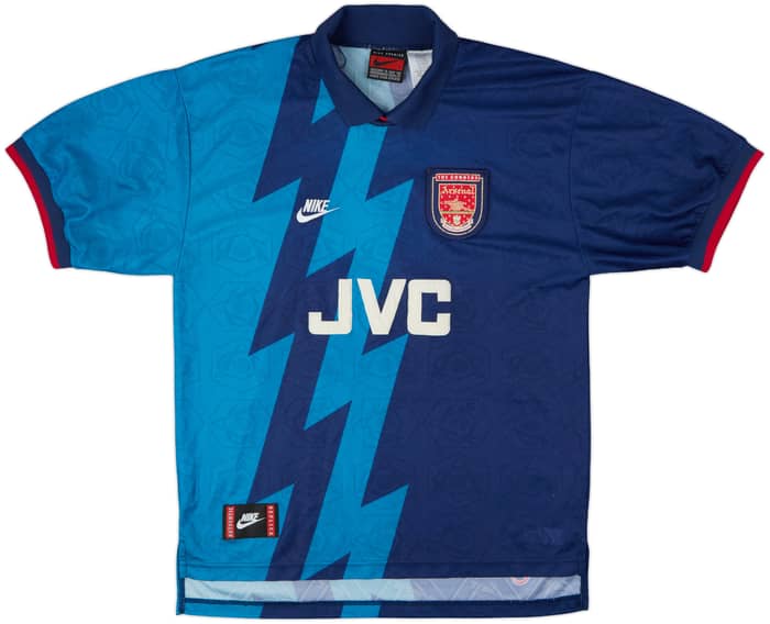 1995-96 Arsenal Away Shirt Wright #8 - 8/10 - (L)