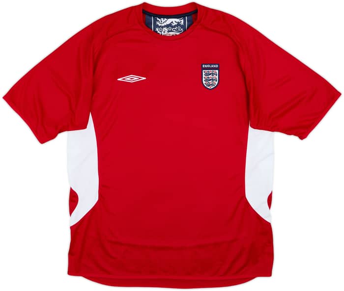 2004-06 England Umbro Training Shirt - 9/10 - (XL)