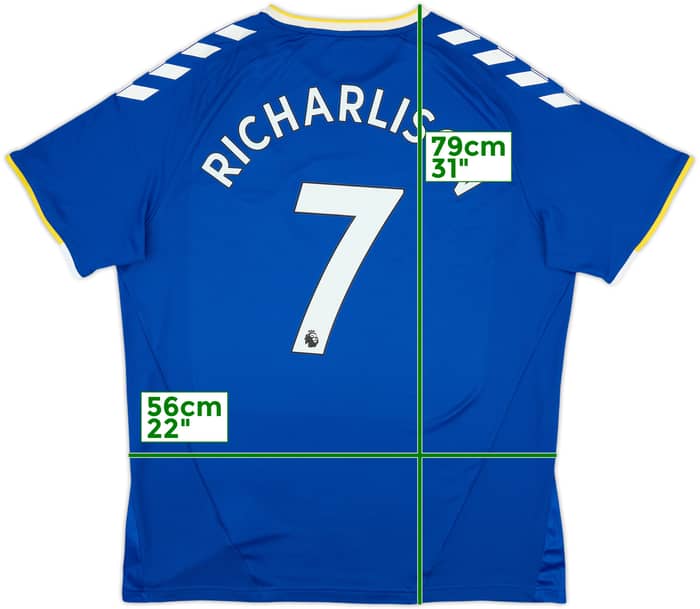 2021-22 Everton Home Shirt Richarlison #7 (XXL)