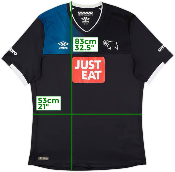 2016-17 Derby County Away Shirt - 6/10 - (XL)